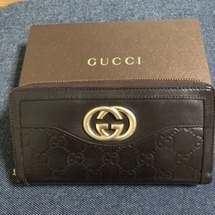 グッチ　長財布　ラウンドファスナー　GUCCI