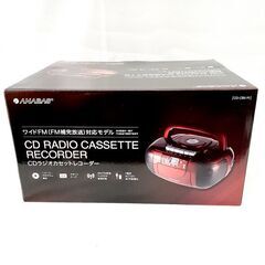 ANABS CDラジオカセットレコーダー CD-CB5(R) レッド