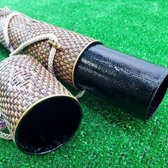 【コレ見て！】 弓道　矢と矢筒のセット 弓具 弓矢 矢羽根 竹矢 竹弓