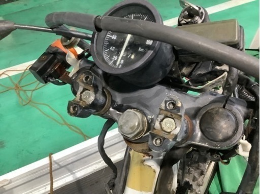 スズキ ジェベル200レストアベース、部品取り、ジャンク、書類有り、鍵有り