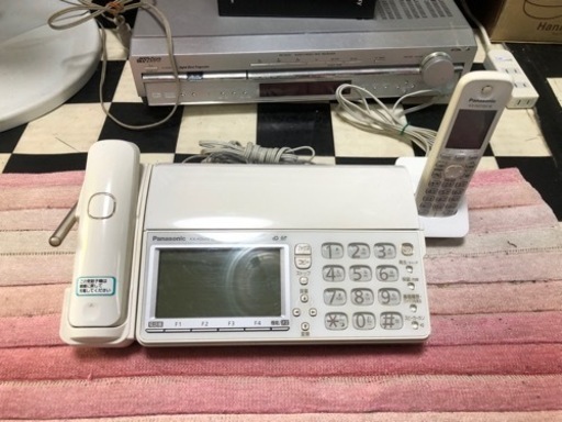 【リサイクルサービス八光】2013年製　パナソニック　FAX付き電話機　子機1台付き　KX-PD603DL-W