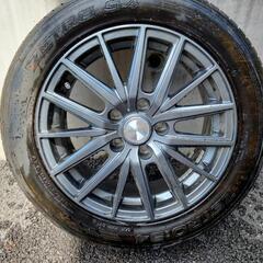 205/55R16 5H 114.3 +38 タイヤ＆アルミ 2本セット