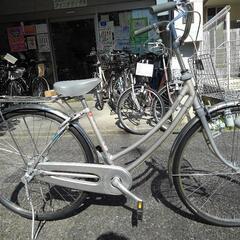 中古自転車2643 26インチ 6段ギヤ ダイナモライト *車体左半分