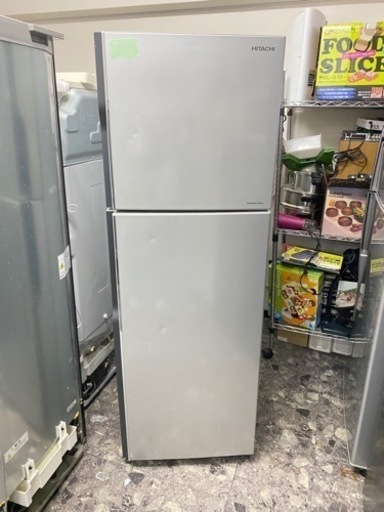 配送無料可能　日立 HITACHI R-23FA S [冷凍冷蔵庫 まんなか野菜タイプ （225L・右開き） 2ドア メタリックシルバー]