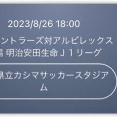 鹿島アントラーズ　大人チケット2枚　イーストゾーン席