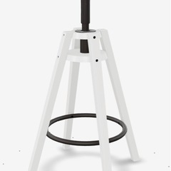 【新品】IKEA スツール ホワイト BENGTERIK ベンテリーク