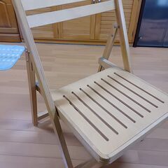 折畳み椅子　木製