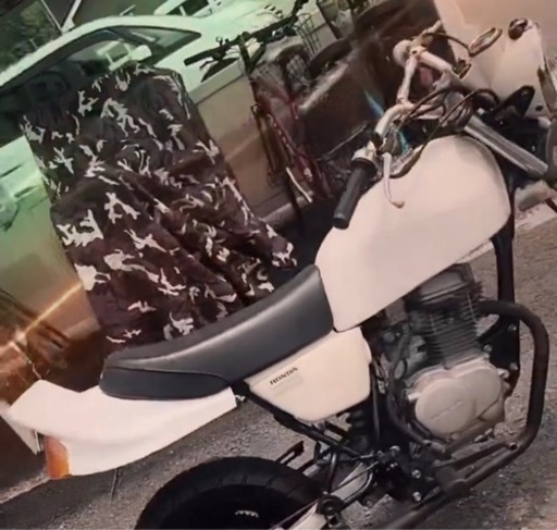 今日まで！エイプ50cbx外装セット塗装用（白）メッシュフェンダー