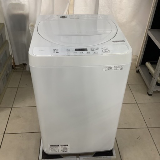 SHARP  シャープ　洗濯機　ES-GE5D-W  2020年製  5.5㎏