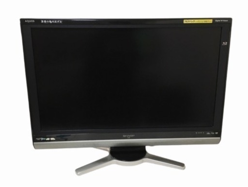 SHARP シャープ AGUOS アクオス ワイドテレビ 37V 液晶カラーテレビ TV LC-37DX1 Blu-ray Disc ブルーレイディスク 2008年製 B 日本製 JAPAN 本体リモコン 電源コード