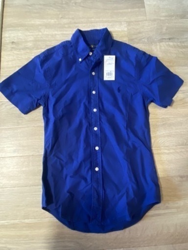 【新品未使用】ポロラルフローレン　半袖シャツ　紺色　定価17000円