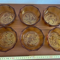 ガラス製の器と大皿の合計8枚