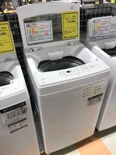 洗濯機 ニトリ NTR60 2021年製 ※動作チェック済/当店保証6ヶ月間