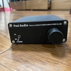 Fosi Audio 2チャンネル アンプ 箱付き