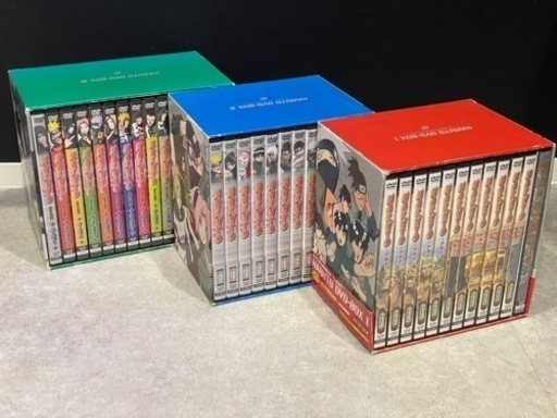 期間限定出品☆NARUTO DVD BOX 1,2,3フルセット☆