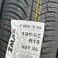 🌞185/65R15⛄工賃込み！新品未使用！プリウス、bB、ist、フリード、ノート、アベニール、ウィングロード、ティーダ、デミオ、MAZDA2等に！ZMAX製オールシーズンタイヤ入荷しました🌞