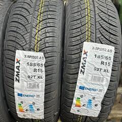 🌞185/65R15⛄工賃込み！新品未使用！プリウス、bB、ist、フリード、ノート、アベニール、ウィングロード、ティーダ、デミオ、MAZDA2等に！ZMAX製オールシーズンタイヤ入荷しました🌞