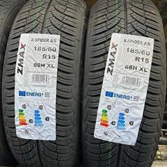 🌞185/60R15⛄工賃込み！新品未使用！アクア、フィールダー、シエンタ、ヤリス、ヴィッツ、インサイト、グレイス、シャトル、フィット、スイフト等に！ZMAX製オールシーズンタイヤ入荷しました🌞