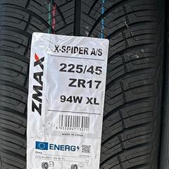 🌞225/45ZR17⛄工賃込み！新品未使用！ロードスター、IS、オーリス、インプレッサ等に！ZMAX製オールシーズンタイヤ入荷しました🌞