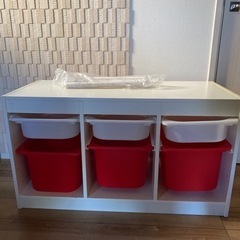 中古●IKEA IKEA トロファスト 箱セット