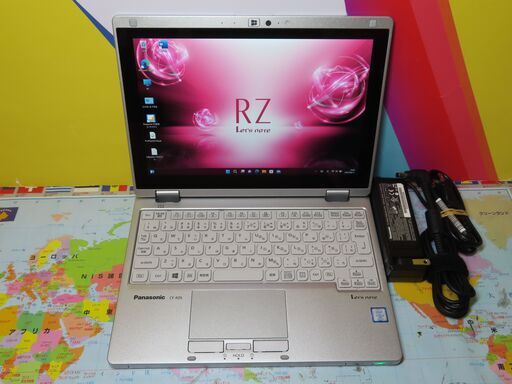 F33 美品 パナソニック コンパクト モバイルPC CF-RZ6 累積稼働時間僅か650H　Win11