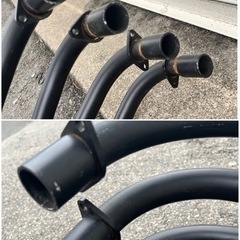 ゼファー400  マフラー　ショート管　ブラック　カワサキ　旧車