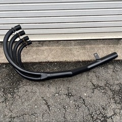 ゼファー400  マフラー　ショート管　ブラック　カワサキ　旧車