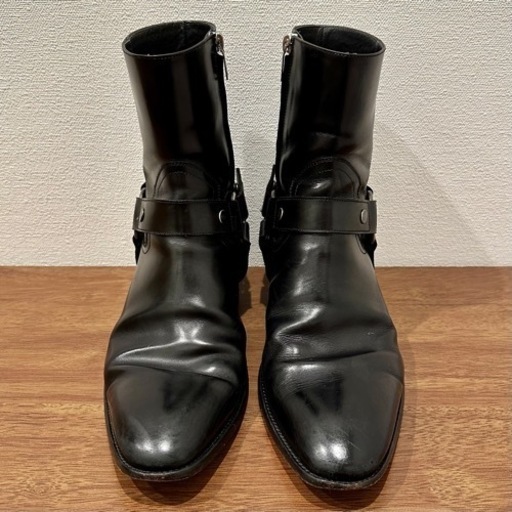 【SAINT LAURENT】Wyatt Harness Boots 41 26