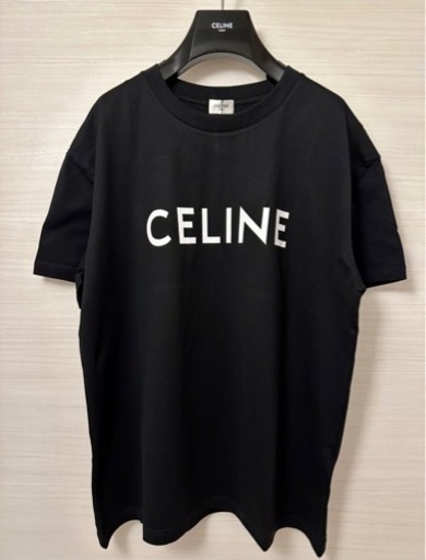 【CELINE】セリーヌ ルーズ Tシャツ コットンジャージー ブラック 半袖M