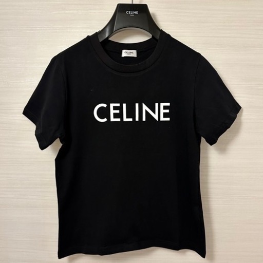 【CELINE】セリーヌ ルーズ Tシャツ コットンジャージー ブラック 半袖