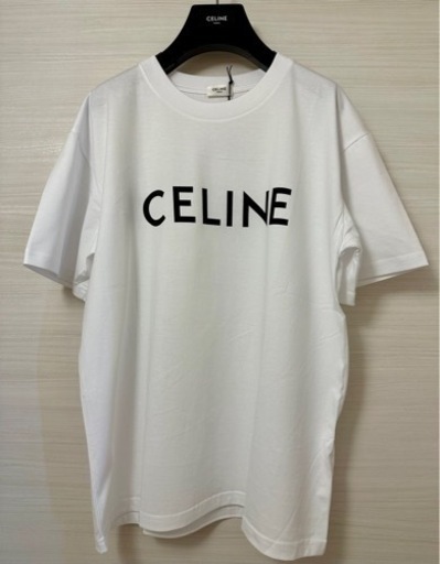 【CELINE】セリーヌ ルーズ Tシャツ コットンジャージー ホワイト 半袖S