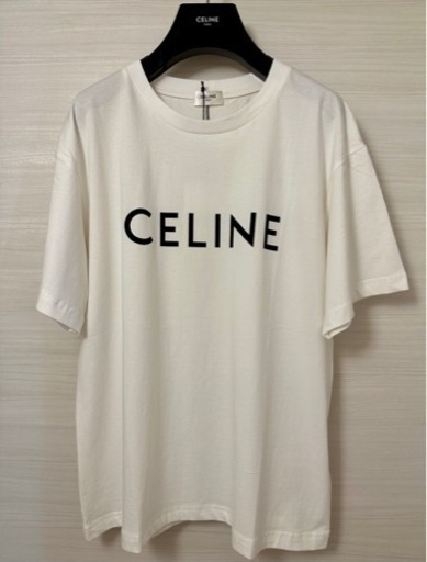 【CELINE】セリーヌ ルーズ Tシャツ コットンジャージー ホワイト 半袖S 新品未使用
