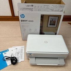 ほぼ新品！HP カラー プリンター  ENVY 6020 