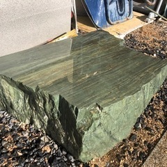 四国 阿波の青石 靴脱ぎ、表面加工済み