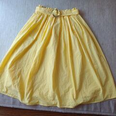 黄色夏用スカート
