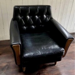 vintage sofas ★ ヴィンテージ ソファ 黒 アーム...