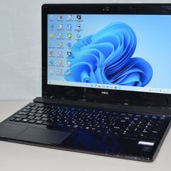 中古ノートパソコン Windows11+office 新品爆速SSD256GB NEC NS350/A 