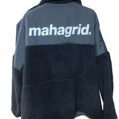 mahagrid/マハグリッド/ボアフリースジャケット ブラック Lサイズ