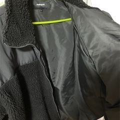 mahagrid/マハグリッド/ボアフリースジャケット ブラック Lサイズ