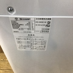 #H-38【ご来店頂ける方限定】SHARPの6、0Kg洗濯機です