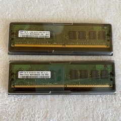 DDR2 1GBと512MB 各2枚
