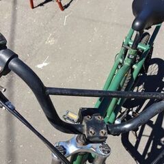 Caringbah 自転車 BMX 6段変速 サスペンション フルサス グリーン 緑 オリーブドラブ a.n.design works モトバイク Baboon バブーン 札幌 白石区 東札幌 