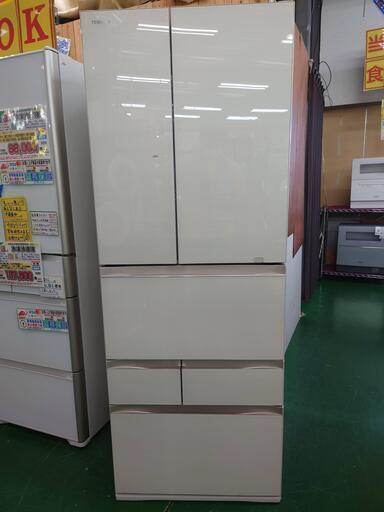 【愛品倶楽部柏店】東芝 2021年製 551L 6ドア冷凍冷蔵庫 GR-T550FZ(UC)