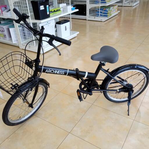 ★ジモティ割あり★  折りたたみ自転車 20インチ 黒 クリーニング済み OJ1676