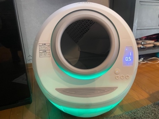 猫用自動トイレ 猫用トイレ ロボットMEET MOMO ホワイト