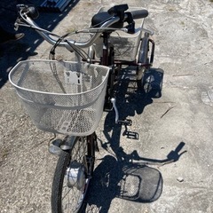 中古　電動アシスト　三輪自転車