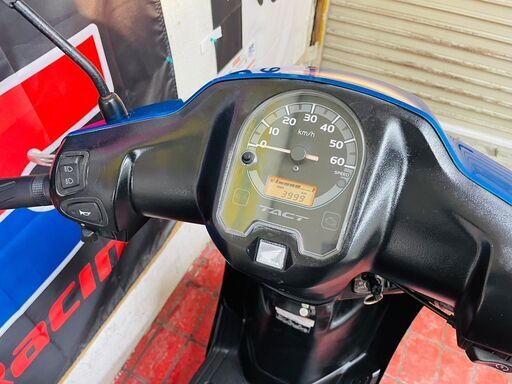 低走行】ホンダ タクトベーシック 青 AF79 走行4千km ローン分割払い可