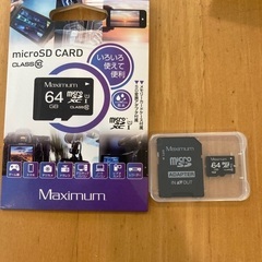 マイクロSDカード　64GB 新品