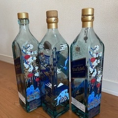 限定ラベル　JOHNNIE WALKER Blue Label 空き瓶