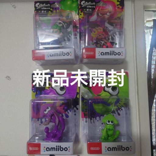 【売り切れ】週末限定 新品未開封 amiibo スプラトゥーン ガール ボーイ イカ